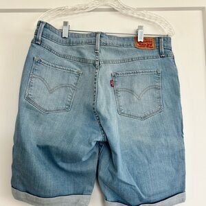 Levi's Light Blue Jean Shorts